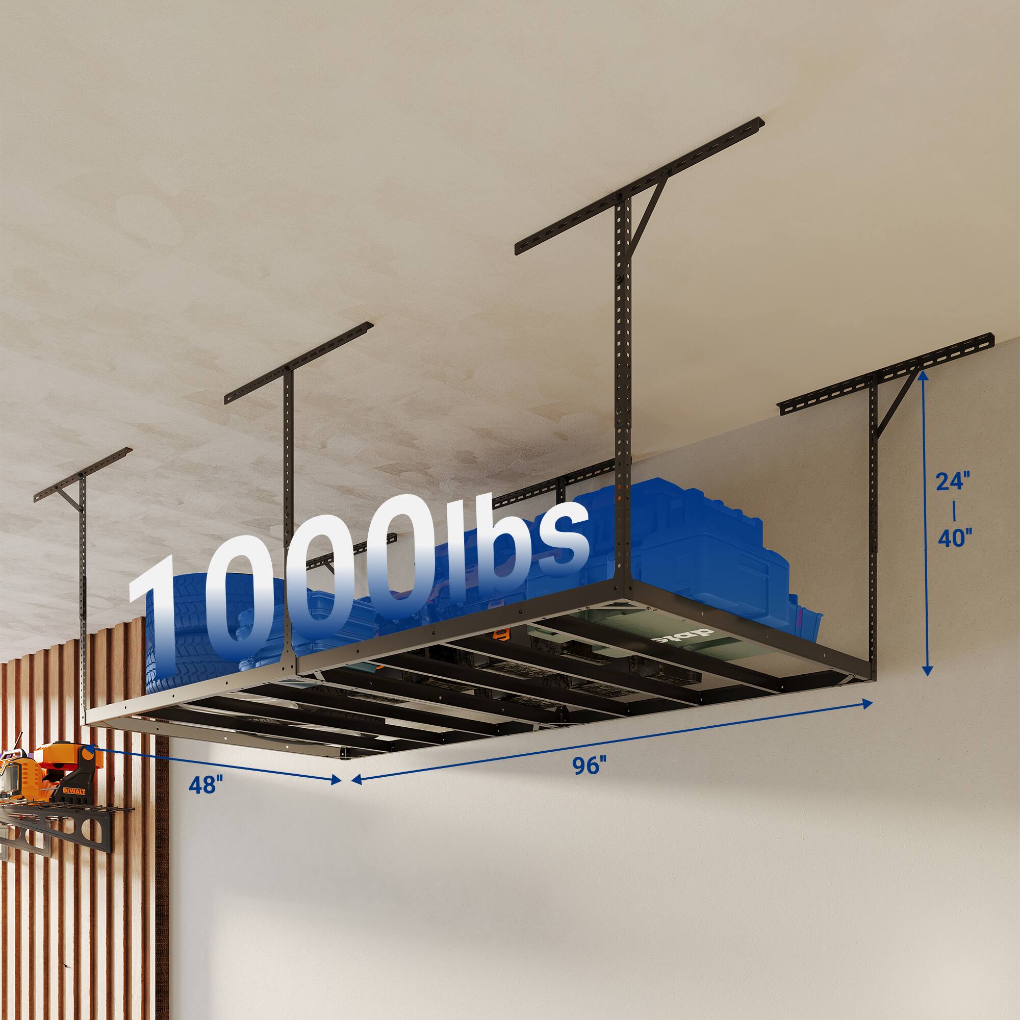 Fleximounts Max Series Frame Only 48 in. W x 96 in. D x 24
