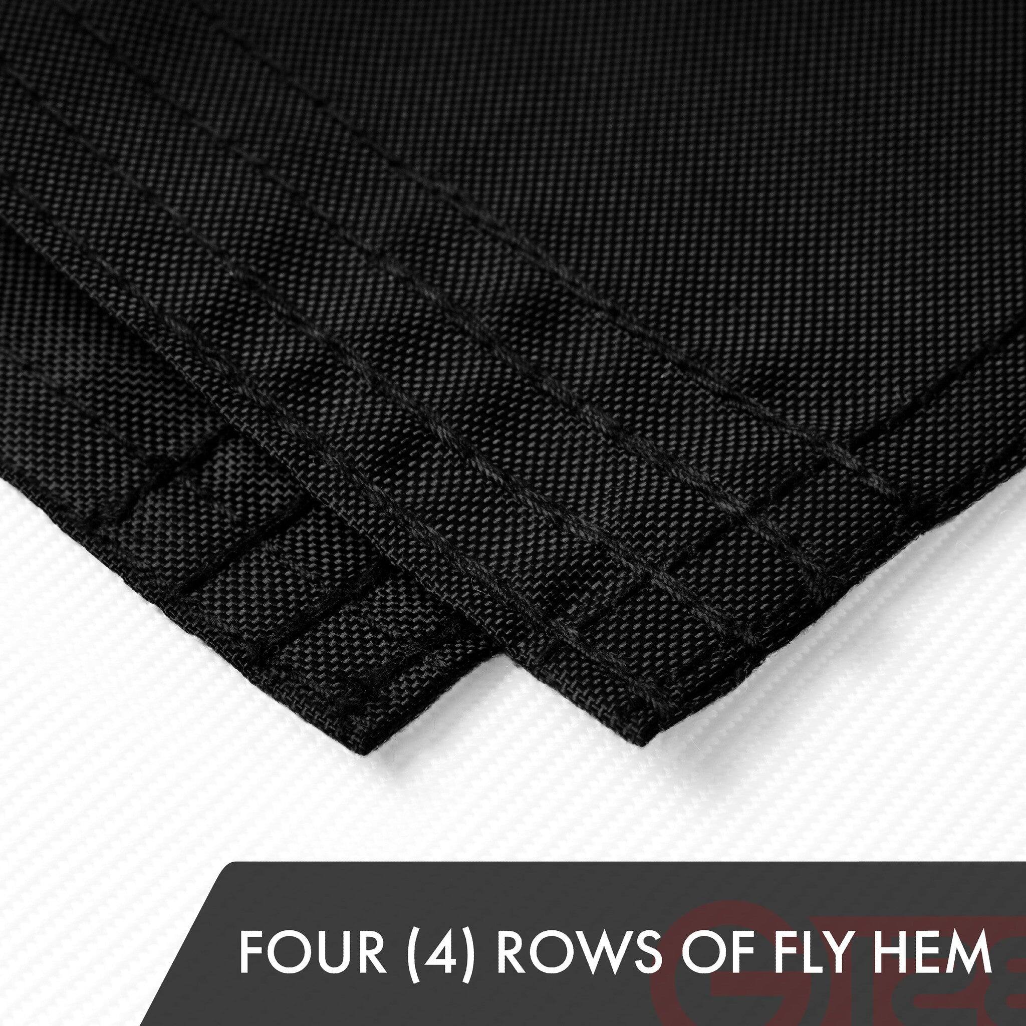 FOUR (4) ROWS OF FLY HEM