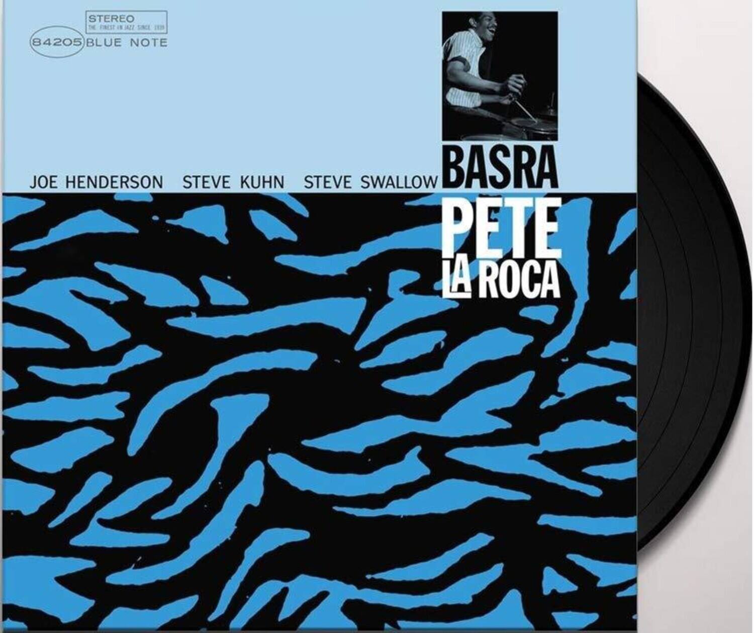 STEREO  
THE FIRST STEREO JAZZ SINCE 1958  
84205 BLUE NOTE  

JOE HENDERSON  
STEVE KUHN  
STEVE SWALLOW  
PETE LA ROCA  

BASRA  
PETE LA ROCA