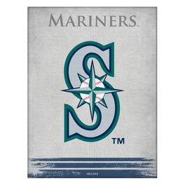 Holland Bar Stool Co. - Seattle Mariners 24" x 32" Splash Canvas Wall Art - Multicolor