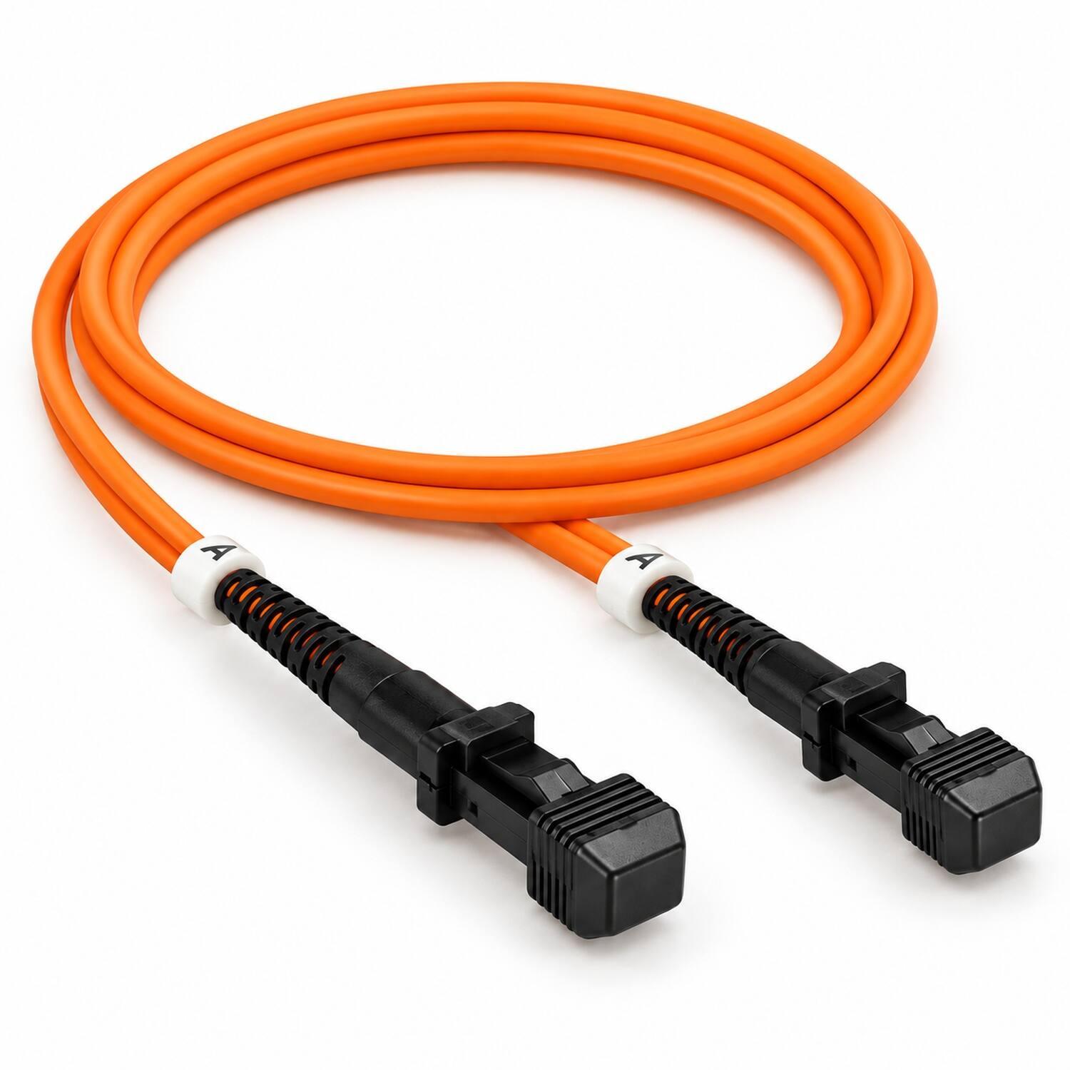 Angle. Sanoxy - 3m MTRJ/MTRJ Duplex 62.5/125 Multimode OM1 Fiber Optic Cable - Multi.