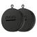 Front. Roam smart tracker - Roam 3-in-1 Tracker - Bluetooth Item Locator, Keys/Luggage/Pet Gear, iOS or Android Find My, Waterproof, 2-Pack, Black - Black.