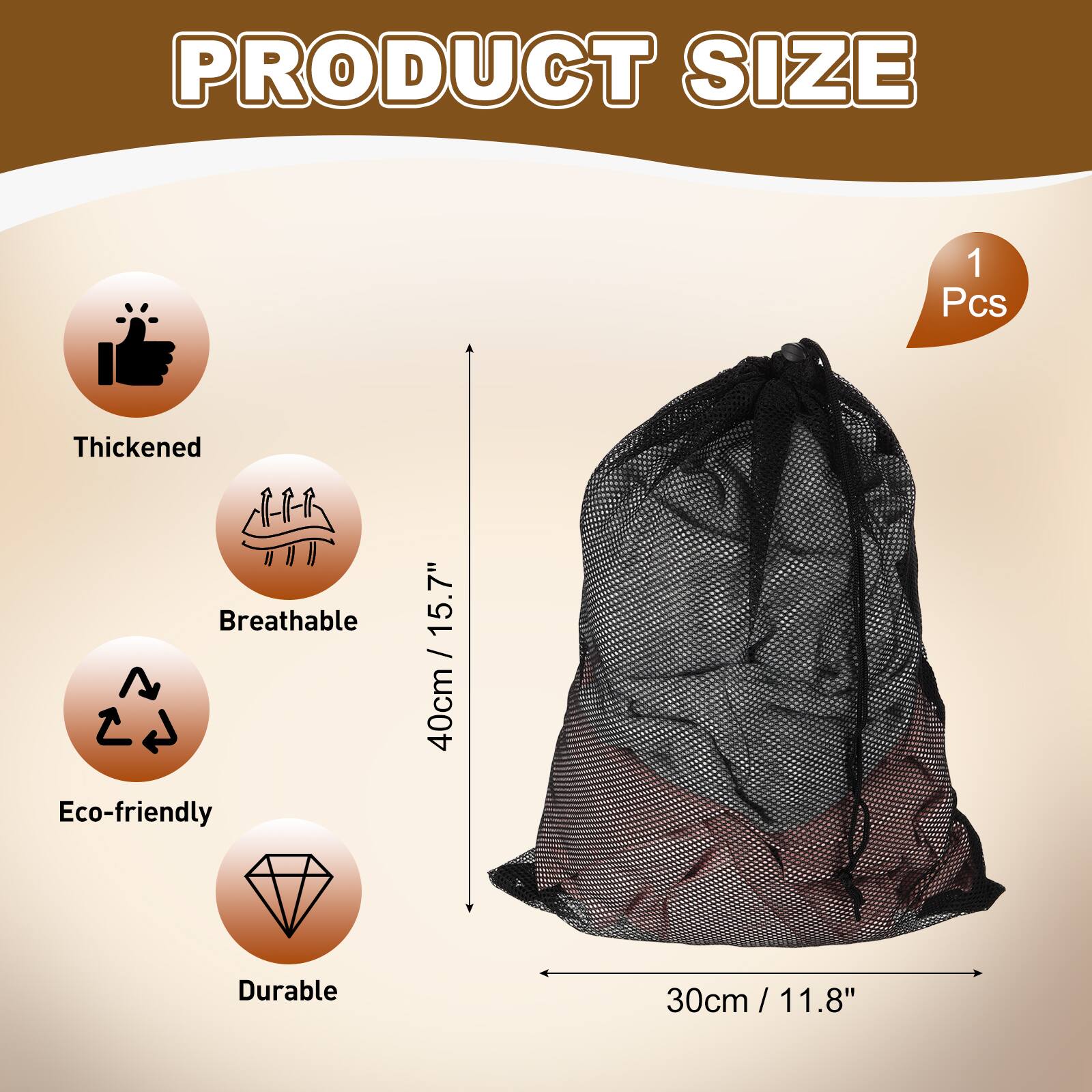 PRODUCT SIZE

1 Pcs

Thickened Breathable Eco-friendly

40cm / 15.7" x 30cm / 11.8"