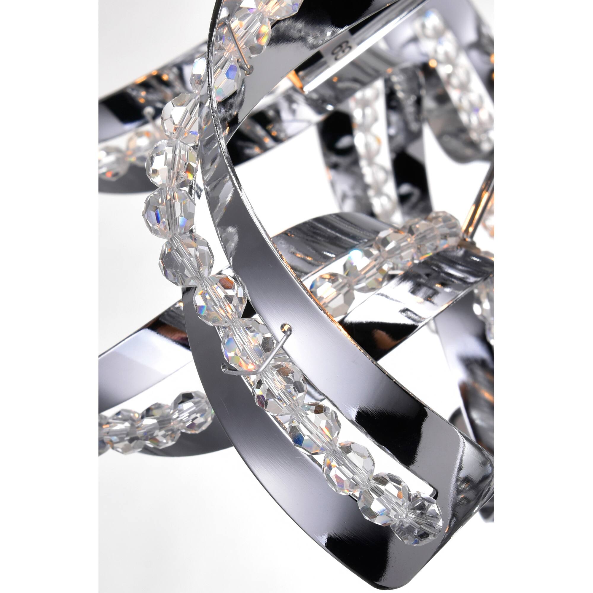 Back. CWI Lighting - Swivel 12 Light Chandelier With Chrome Finish - Chrome.