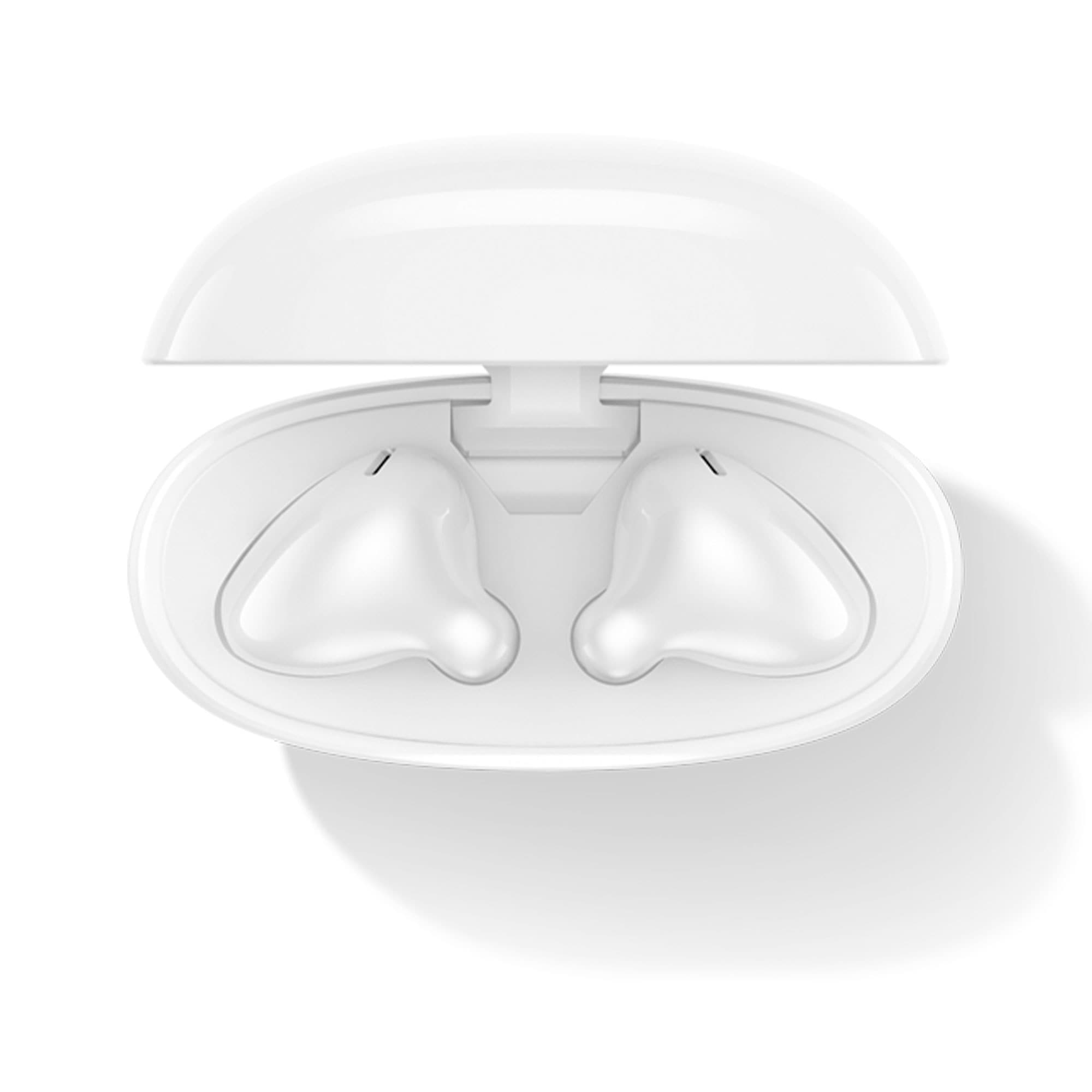 Alt View 6. Lenovo - Lenovo E310 True Wireless Stereo Earbuds Standalone-White - Stereo - True Wireless - Bluetooth - 32.8 ft - 32 Ohm - 50 - White.