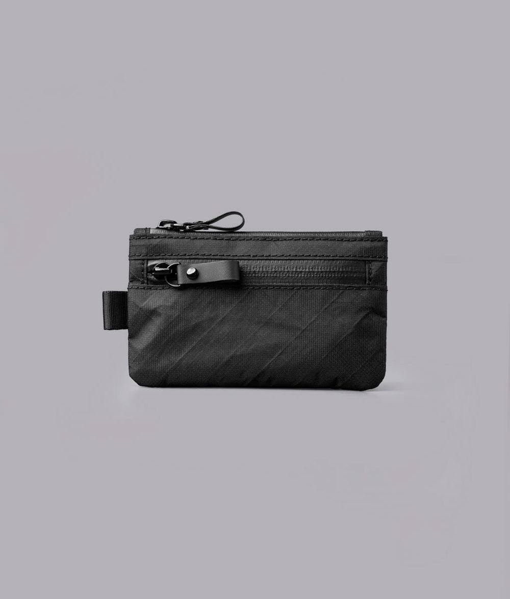 Alt View 1. ALPAKA - Zip Pouch RFID Wallet Pouch, Slim Card Holder for Cash/Cards/Coins, YKK AquaGuard Zippers - Black Ultradyne 100D.