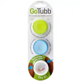Humangear - GoTubb .2 oz Container - 3 Pack - /Blue/Clear - Green