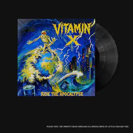 VITAMIN X
RIDE THE APOCALYPSE
PLEASE NOTE: THE PRODUCT IMAGE DISPLAYED IS A DIGITAL MOCK-UP, ACTUAL ITEM MAY VARY.