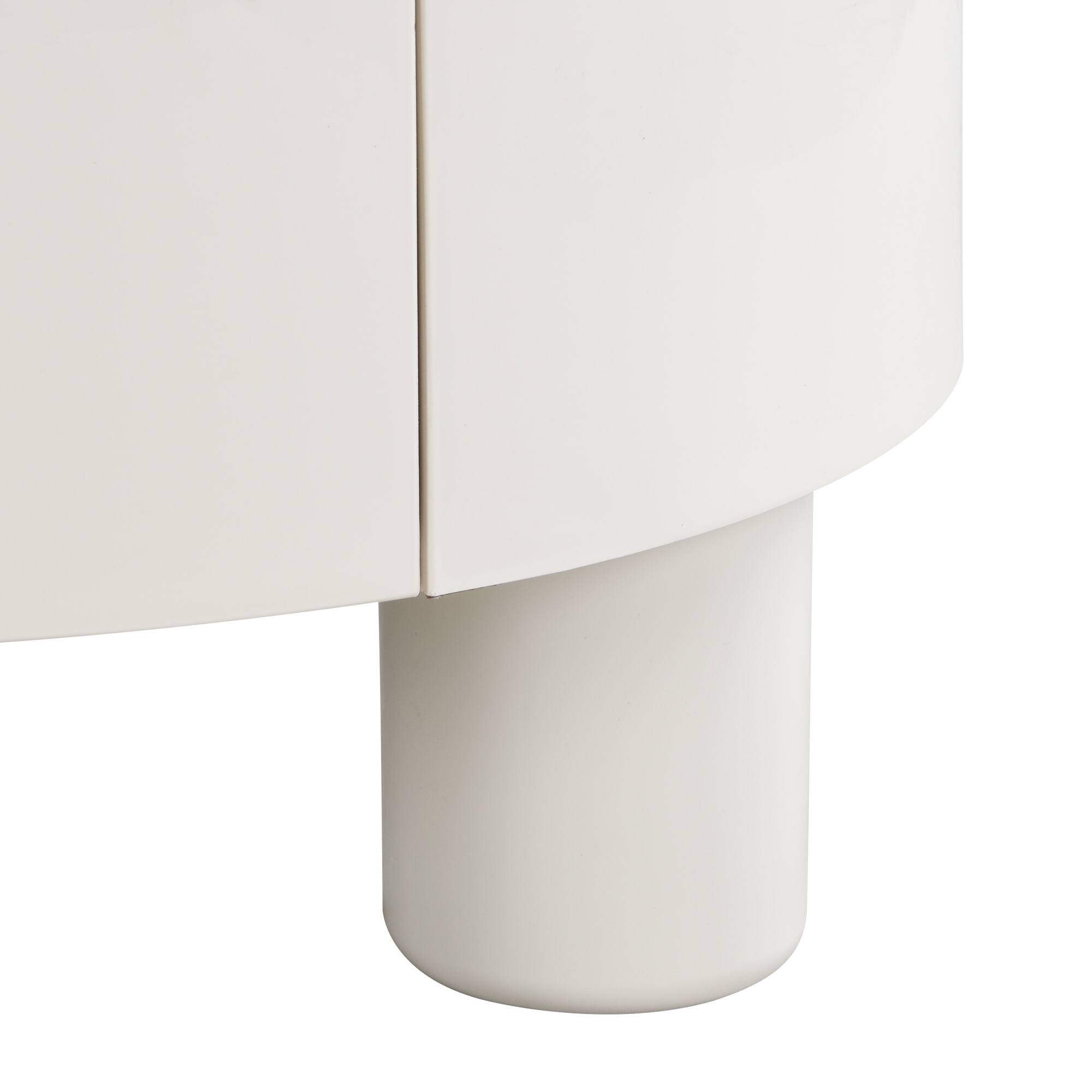 Alt View 7. APRILSOUL - Inverted Triangular Mirror Square Table Crystal Diamond Inlaid Coffee Table Silver Glass Side Table Corridor - white.