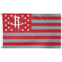 WinCraft - Houston Rockets 3' x 5' Stars & Stripes One-Sided Flag - Multicolor