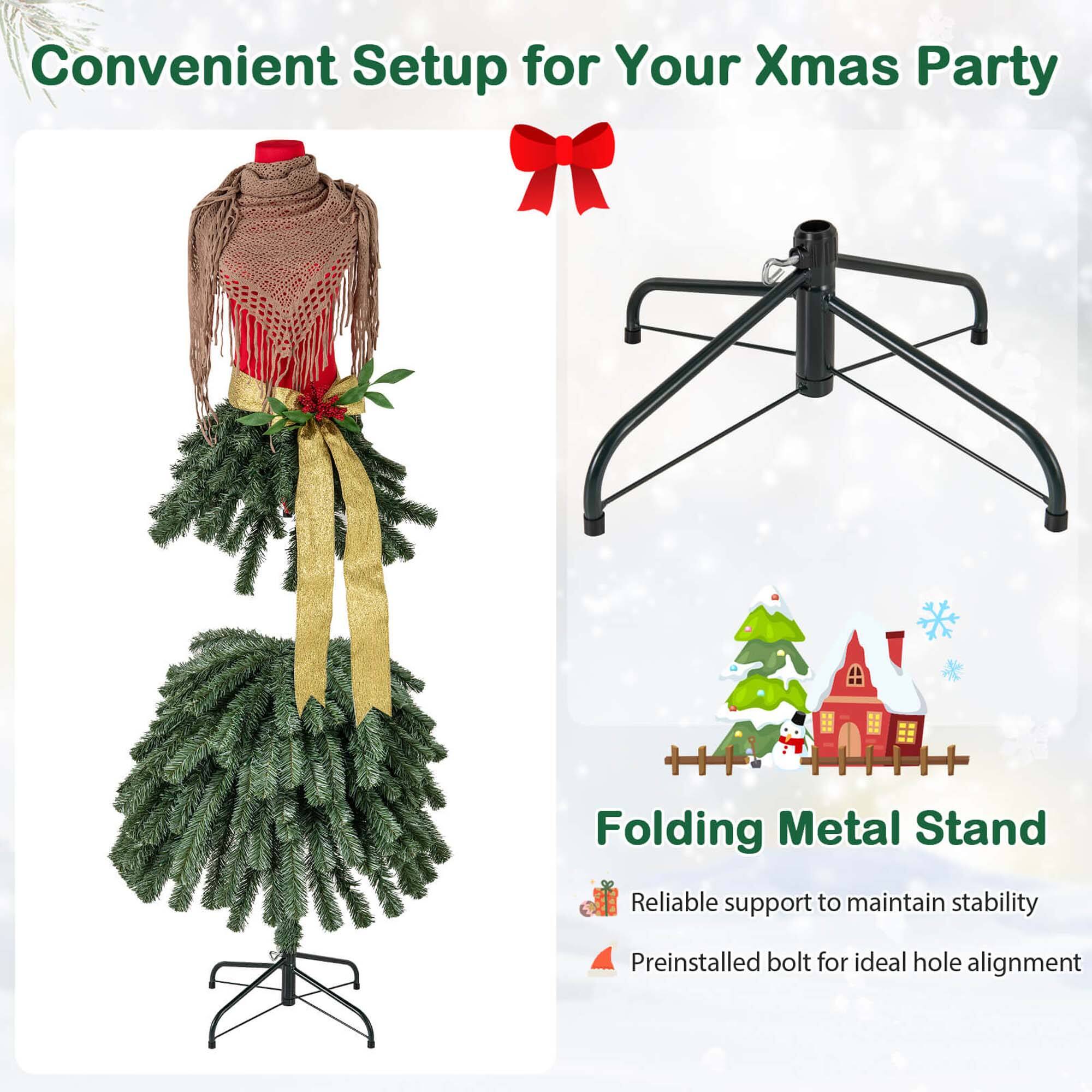 Convenient Setup for Your Xmas Party

Folding Metal Stand

- Reliable support to maintain stability
- Preinstalled bolt for ideal hole alignment