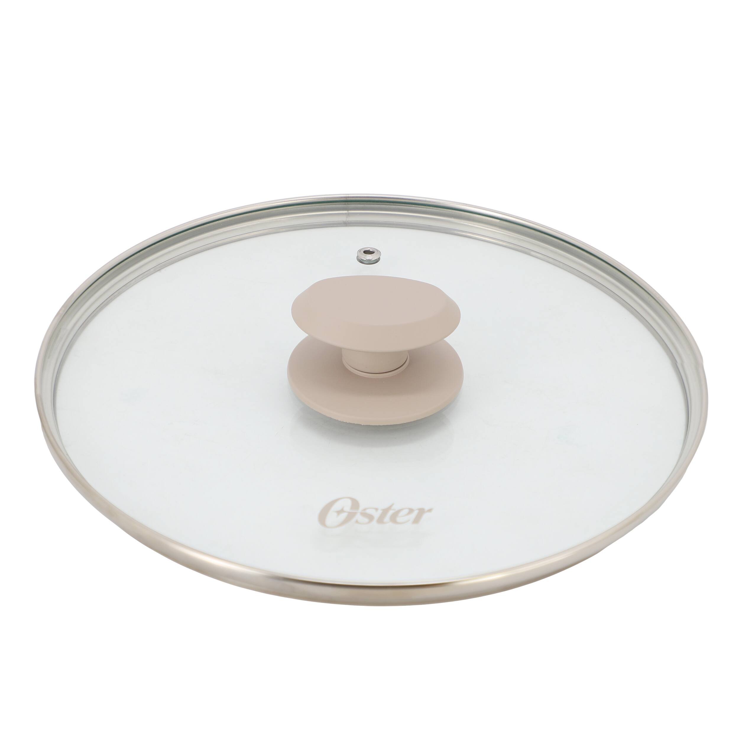 Alt View 3. Oster - Oster Sutterville Choice 6 Quart Ceramic Nonstick Aluminum Dutch Oven with Lid in Beige - Beige.