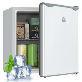 Homcom - Cu.Ft Countertop Mini Freezer - Gray