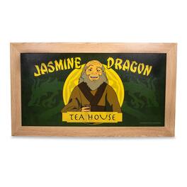 Silver Buffalo - Avatar: The Last Airbender Jasmine Dragon Tea House Hanging Sign Framed Wall Art - Green