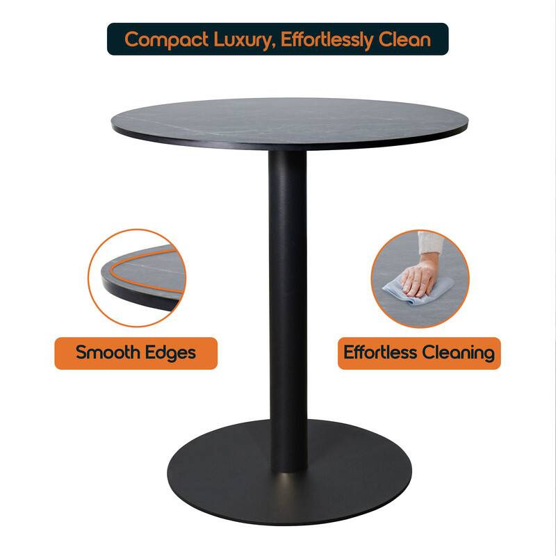 Compact Luxury, Effortlessly Clean  
Smooth Edges  
Effortless Cleaning