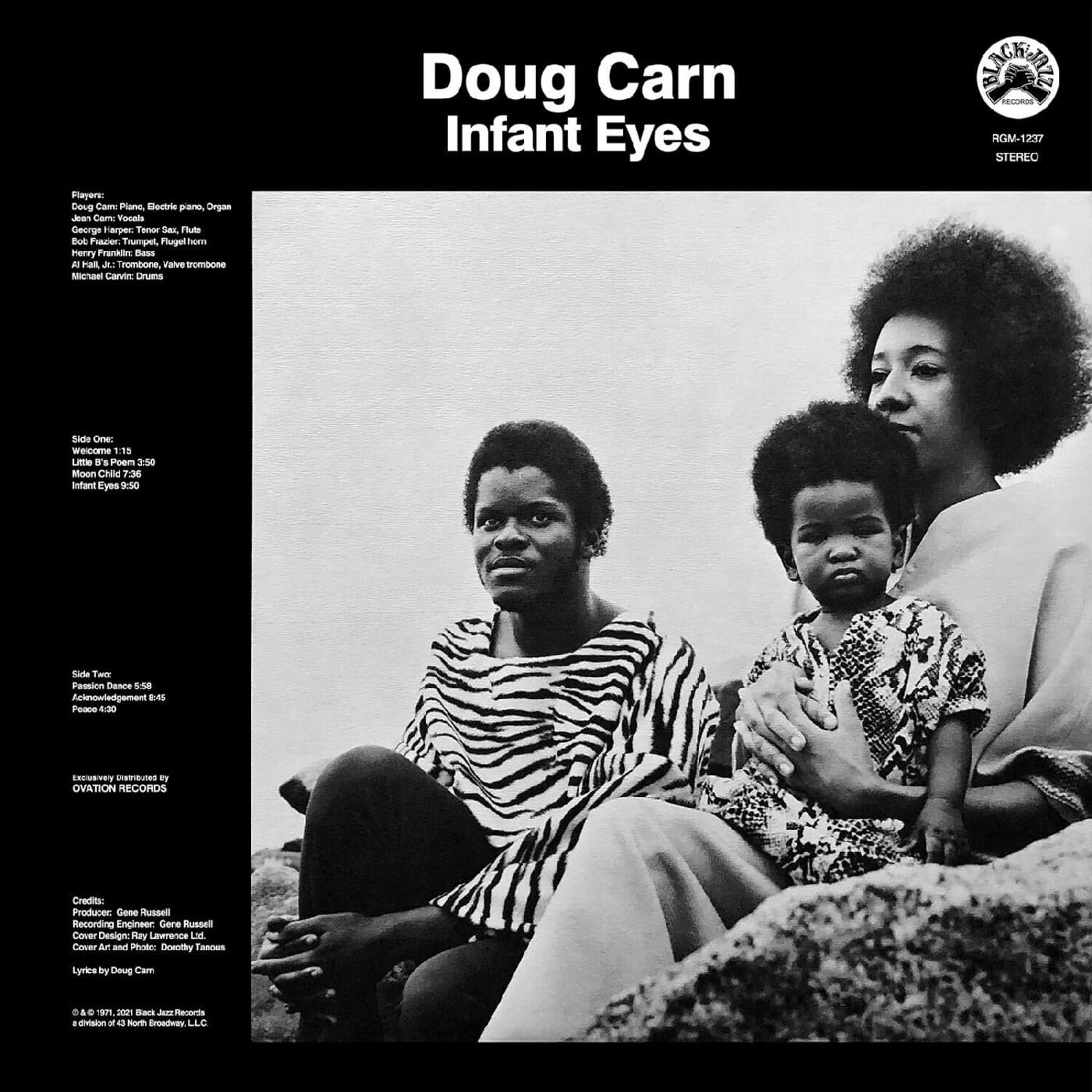 Doug Carn - Infant Eyes - Remastered - Blue with Black Swirl Vinyl   - VINYL LP price history on PriceWatchPro