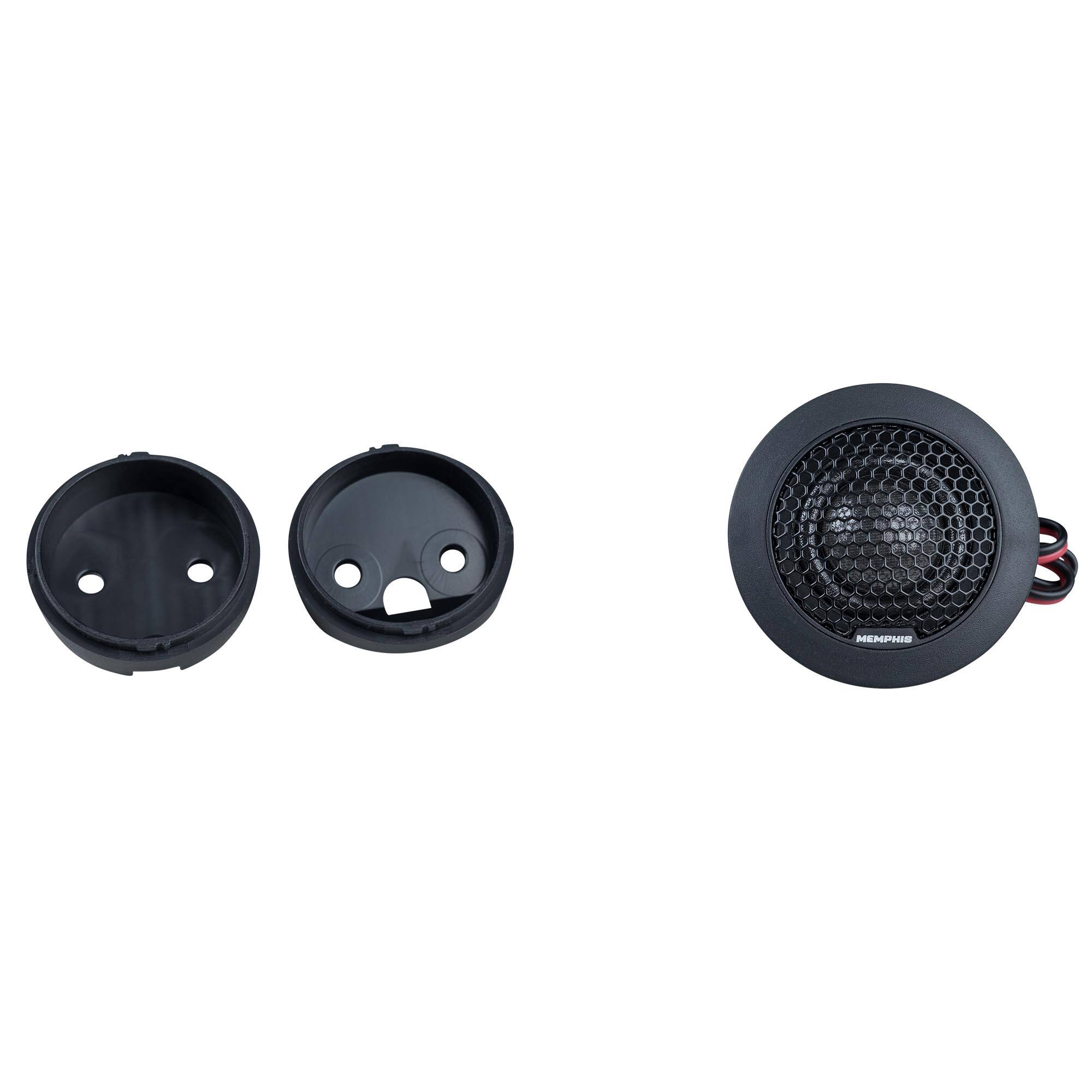 Alt View 4. Memphis Car Audio - Memphis Audio SRX60CV 6.5" Component Speakers - Pair - Black/Gray.