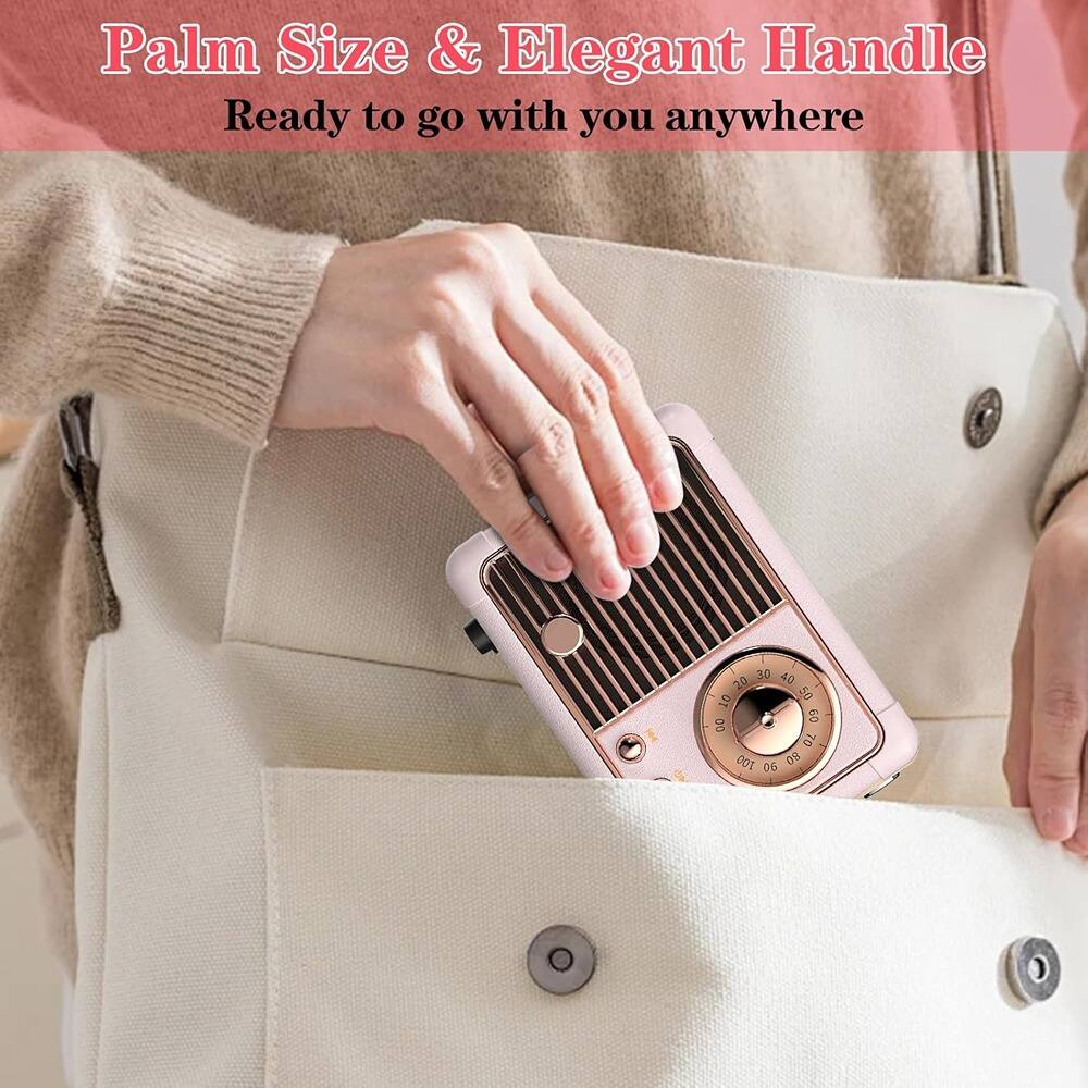 Palm Size & Elegant Handle  
Ready to go with you anywhere