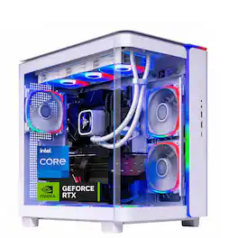 Skytech Gaming - KING95 Gaming PC - Intel Core Ultra 7 U7 265F (2025) - 16GB Memory - NVIDIA GeForce RTX 5060 - 1TB NVMe Storage - White