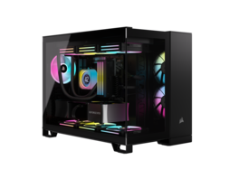 CORSAIR - iCUE LINK 2500X RGB Micro ATX Case – Dual Tempered Glass – 2x RX120 RGB Fans – Customizable - RGB