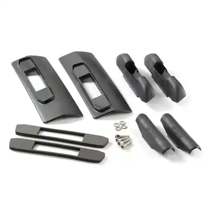 Front. Yakima - YAKIMA Landing Pad 9, Fixed Point Roof Mounts for 03-11 Honda Element, Set of 2 - Black.