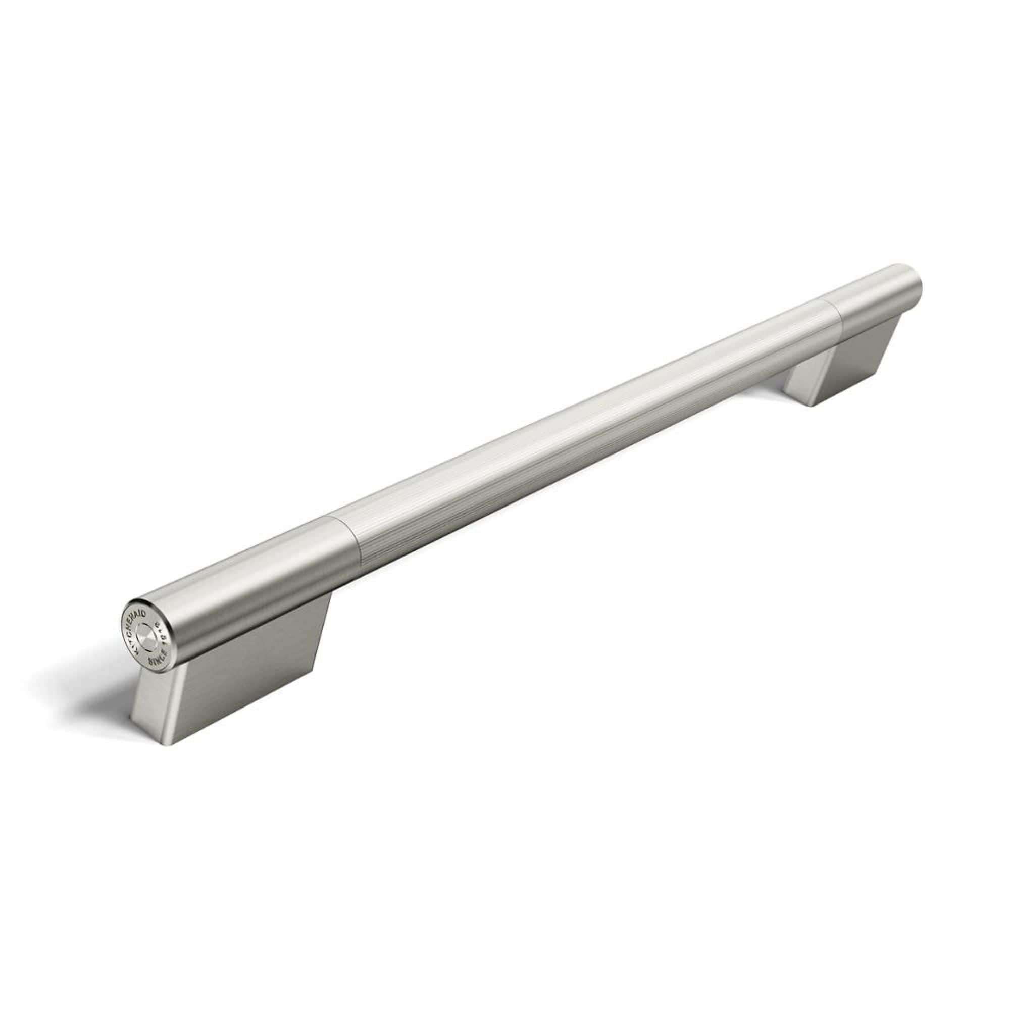 Front. KitchenAid - Handle Hardware Accessory Kit for Dishwasher - Monochromatic Stainless Steel.