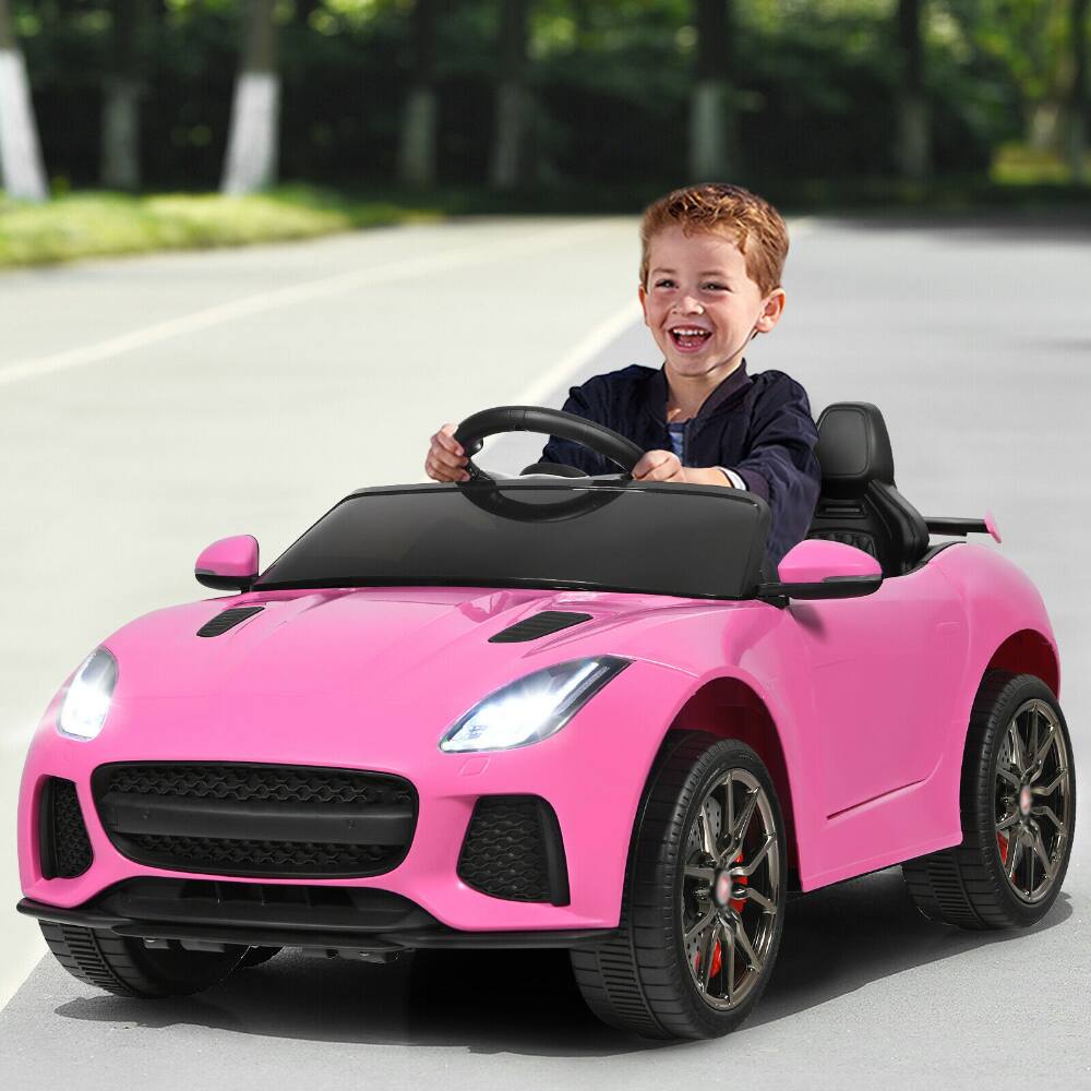 Back. SlickBlue - Children’s 12V Ride-On Luxury-Style Sports Car - Pink.