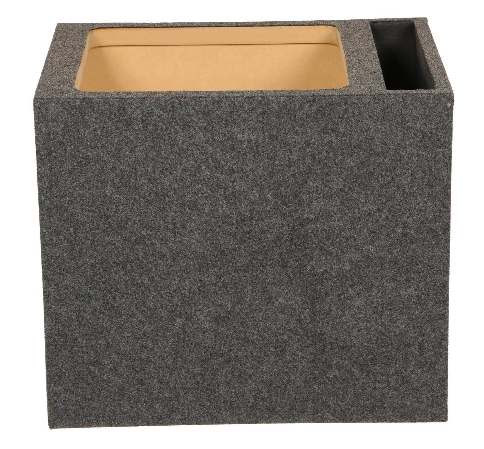 Alt View 3. QPower - Q Power HD115 15" Single Heavy Duty Vented Square Subwoofer Sub Enclosure Box.