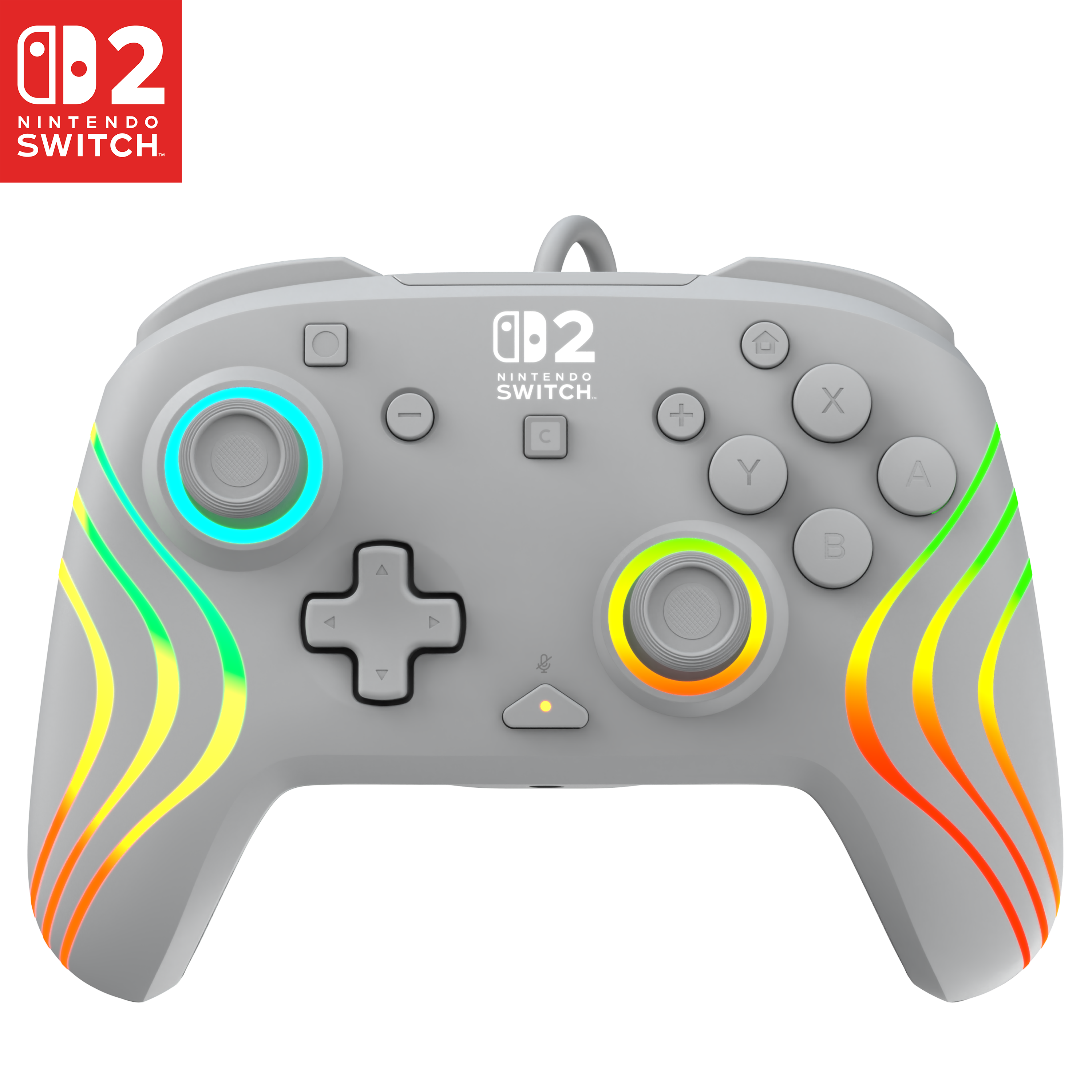 Turtle Beach - Afterglow™ Wave Wired Controller - Nintendo Switch™ 2 - Gray