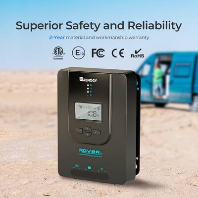 Renogy 40A MPPT Controller w/Bluetooth Black RNG-CTRL-RVR40