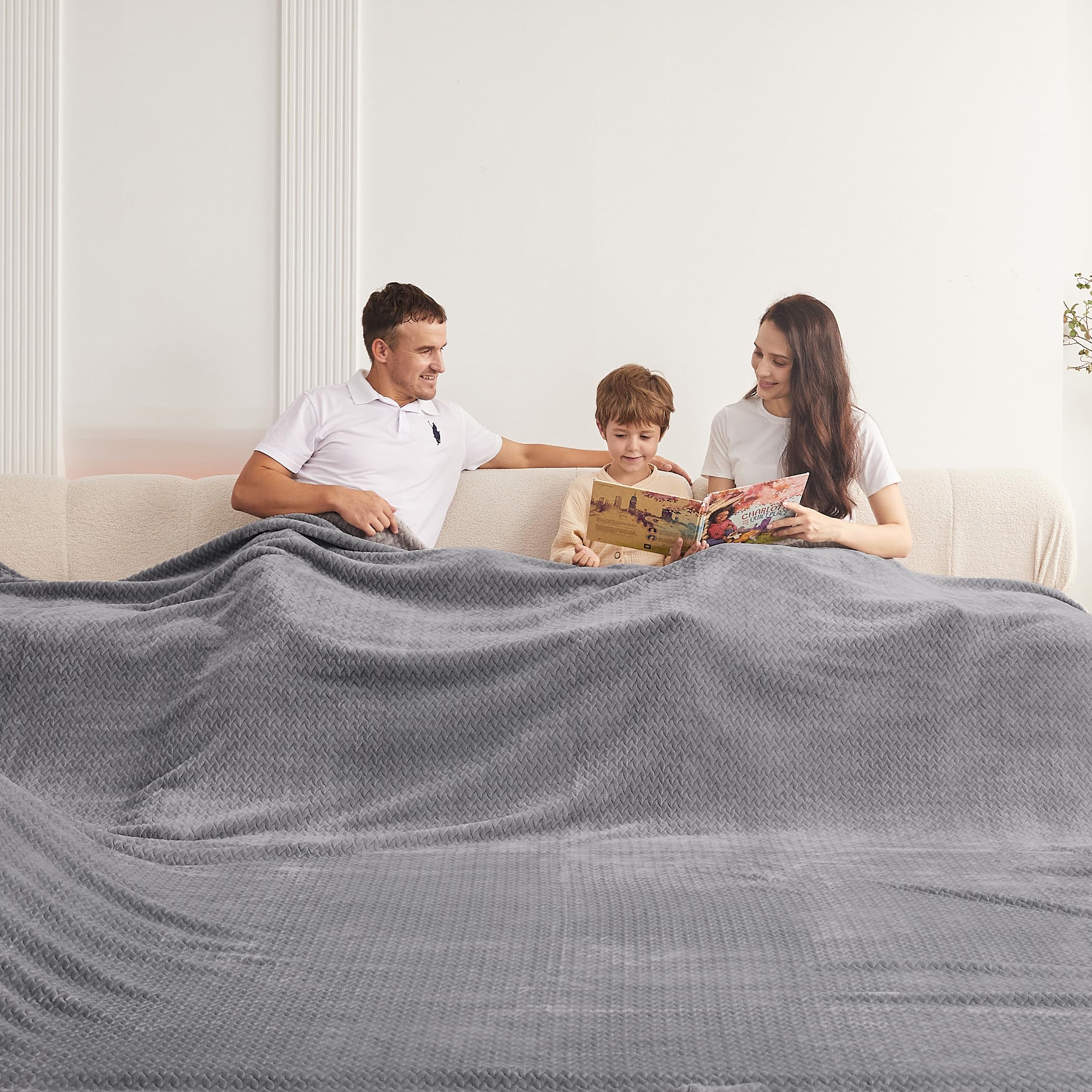 Light Grey Leaf-120"x120"