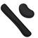 Front. Kitcheniva - Keyboard & Mouse Wrist Rest Pad Set - Black.