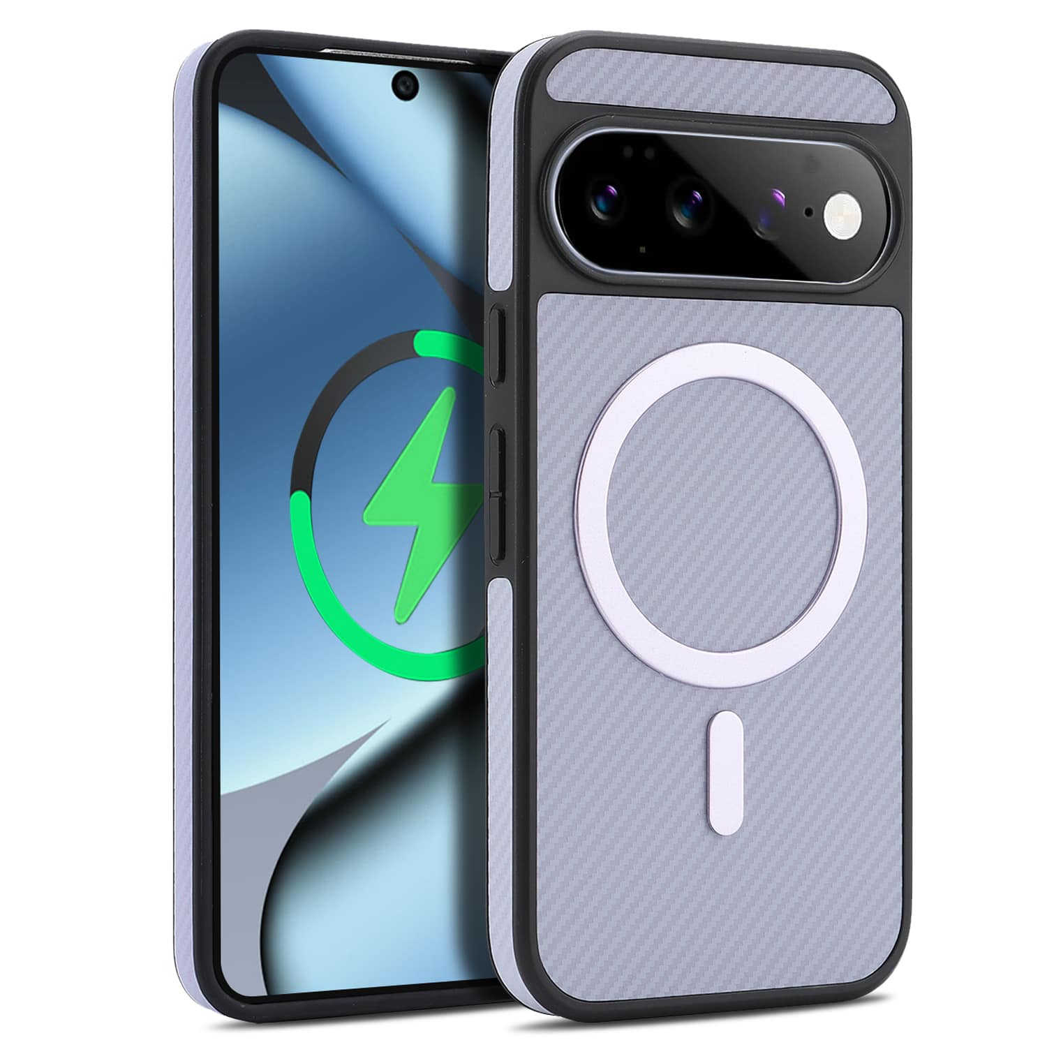 UUCOVER - Magnetic Case for Google Pixel 11 Pro, Shockproof TPU+PC Case Compatible with MagSafe Slim Back Cover - Purple price history on PriceWatchPro
