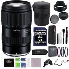 TAMRON TAMBOR 28-75mm F/2.8 Di III VXD G2 LENS
75 50 35 28
TAMRON 28-75mm VXD 62 Di I LENS
CLEANING PAPER
A Chearhop Wipe Clearing Wipe
WIT DRY
DELKIN DEVICES ADVANTAGE 6 64 GB SP V30 UHS-I XC I
PIXEL PIXEL 000