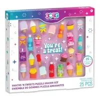 Make It Real - 3C4G: Snacks 'N Sweets Puzzle Eraser Set - Front_Zoom