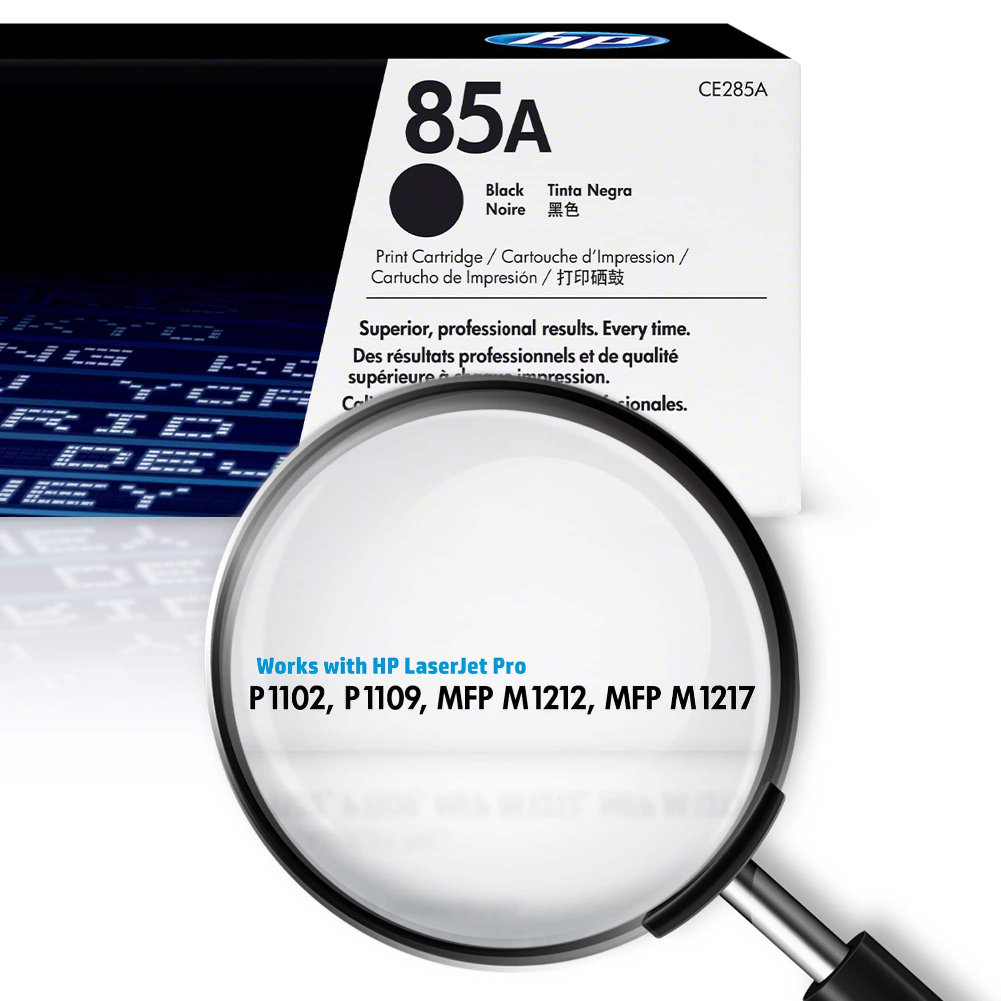 Alt View 1. HP - 85A Toner Cartridge - Black.