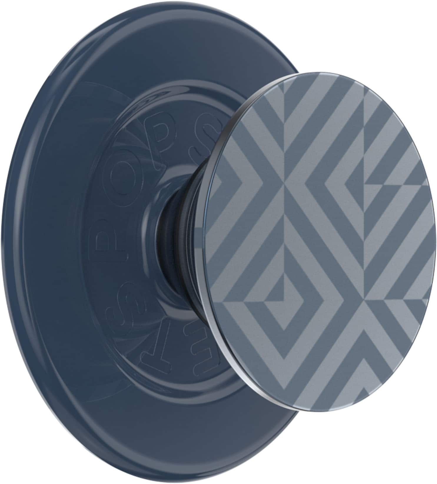 PopSockets - MagSafe PopGrip Universal Magnetic Grip & Stand with Adapter Ring for Cell Phones - Alum Tile - Front_Zoom