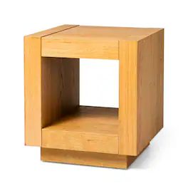 Maven Lane - Artemis Contemporary Wooden Side Table Finish - Refined Natural