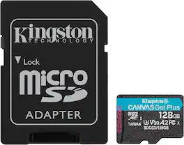 Kingston - Canvas Go! Memory Card - 128GB