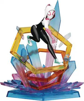 Front. Beast - Beast Kingdom - D-Stage - Spider-Man: Across the Spider-Verse - Gwen Stacy - COLLECTIBLES - Multicolor.