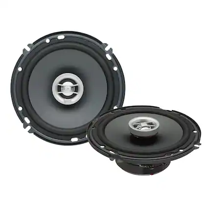 Front. Powerbass - PowerBass OE-675 - 6.75" Coaxial Speakers 2-Ohm - Pair - Black/Gray.