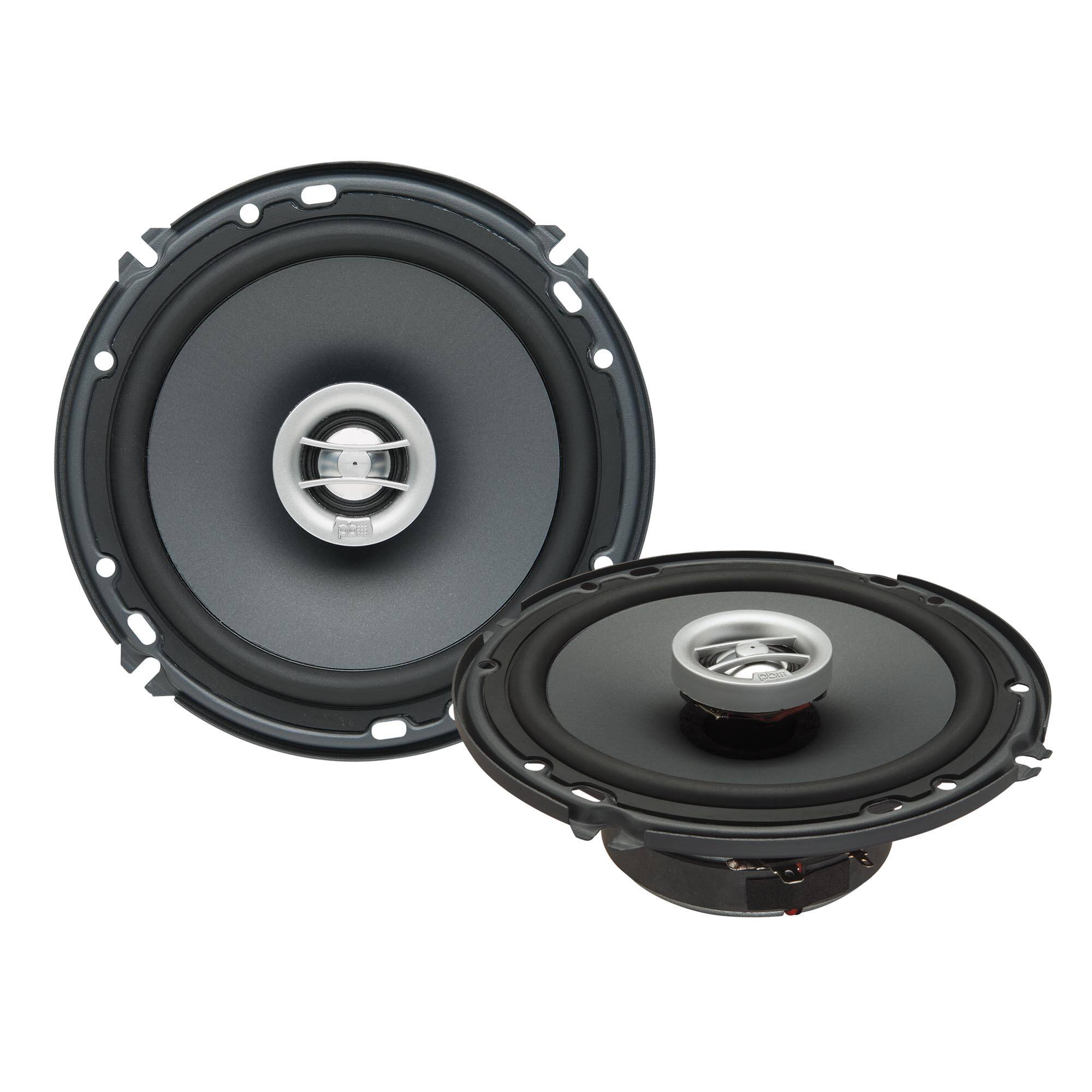 Front. Powerbass - PowerBass OE-675 - 6.75" Coaxial Speakers 2-Ohm - Pair - Black/Gray.