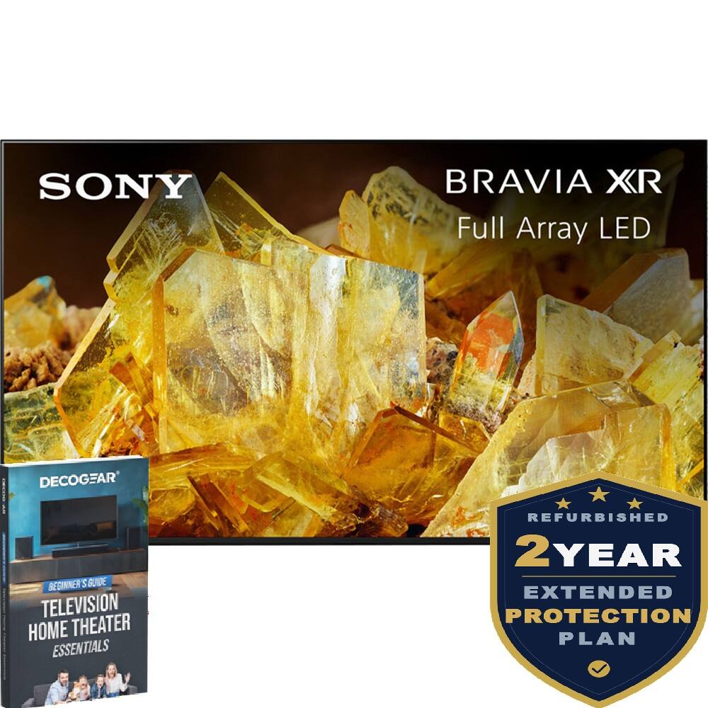 SONY BRAVIA XR Full Array LED  
DECOGEAR BEGINNER'S GUIDE  
TELEVISION HOME THEATER ESSENTIALS  
REFURBISHED  
2 YEAR EXTENDED PROTECTION PLAN