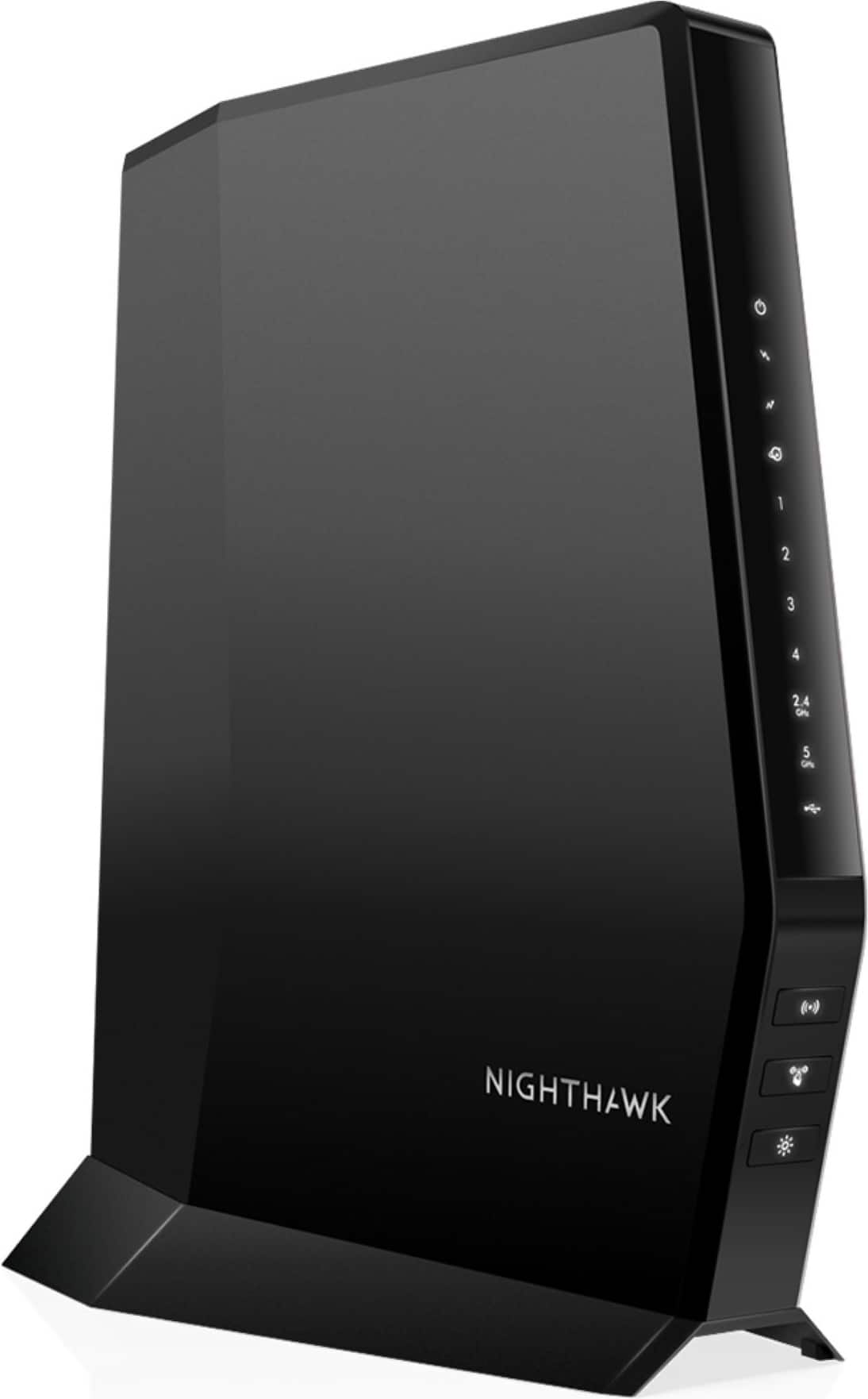 NETGEAR - Nighthawk AX2700 Router with 32 x 8 DOCSIS 3.1 Cable Modem - Black