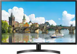 LG - 32MN600P-B 31.5′′ Full HD 1920 x 1080 IPS Monitor with AMD FreeSync with Display Port and HDMI Inputs (2020 Model) - Black