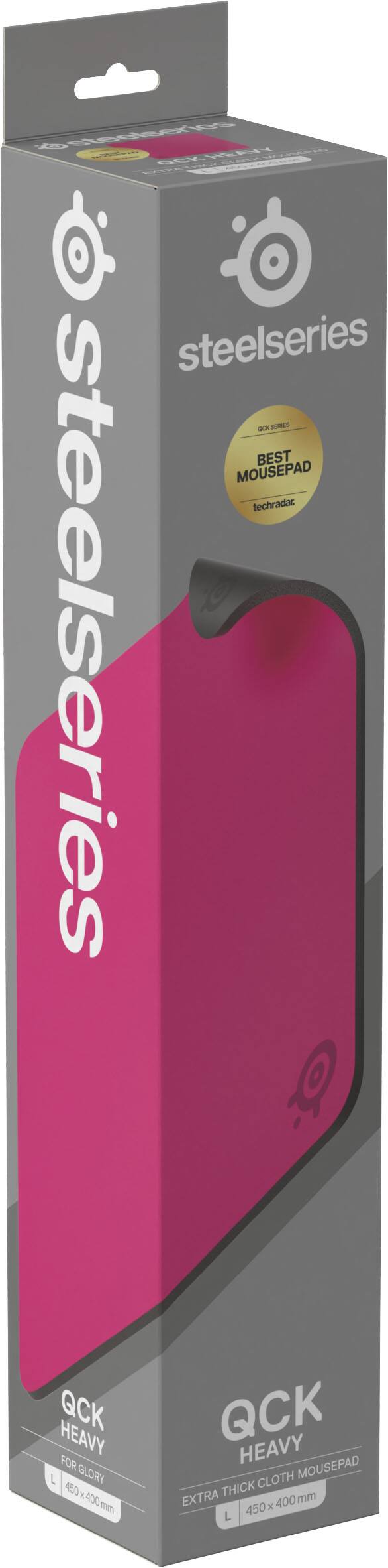 SteelSeries - QCK Heavy Mousepad for Glory  
- Best Mousepad (Techradar)  
- QCK Series  
- Extra Thick Cloth Mousepad  
- Size: 450 x 400 mm
