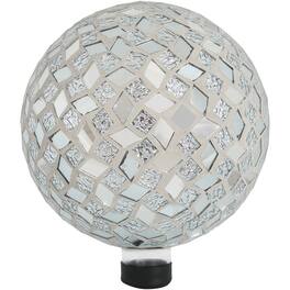 Sunnydaze - Mosaic Gazing Globe - 10 in - Mirrored Diamond