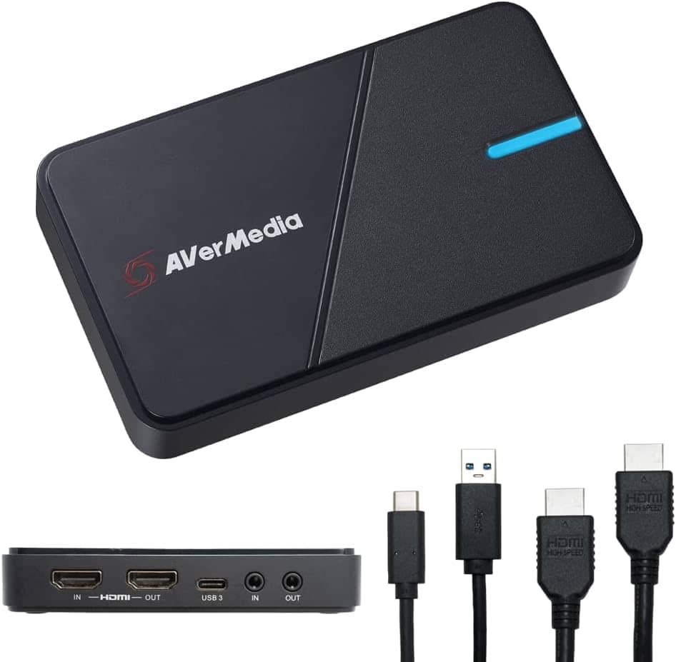 AVerMedia - GC551G2 Live Gamer Extreme 3,Plug and Play 4K Capture Card for Gaming - Black