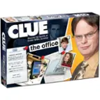 "Discover the Secrets of Dunder Mifflin with Clue: The Office Edition. This board game is based on the popular TV show, The Office. Players work together to solve a mystery and figure out who, what, and where the murder took place. The game includes a map of the office, a list of suspects, and various clues to help players solve the case. The game is designed for 3-6 players and is recommended for ages 12 and up. Good luck!"