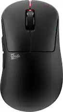 Front. Pulsar - Zywoo The Chosen Medium Wireless Mouse - Black.